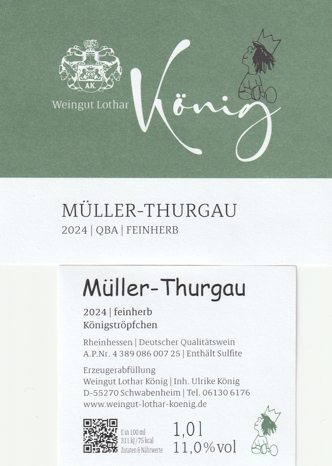  Müller- Thurgau QbA feinherb
