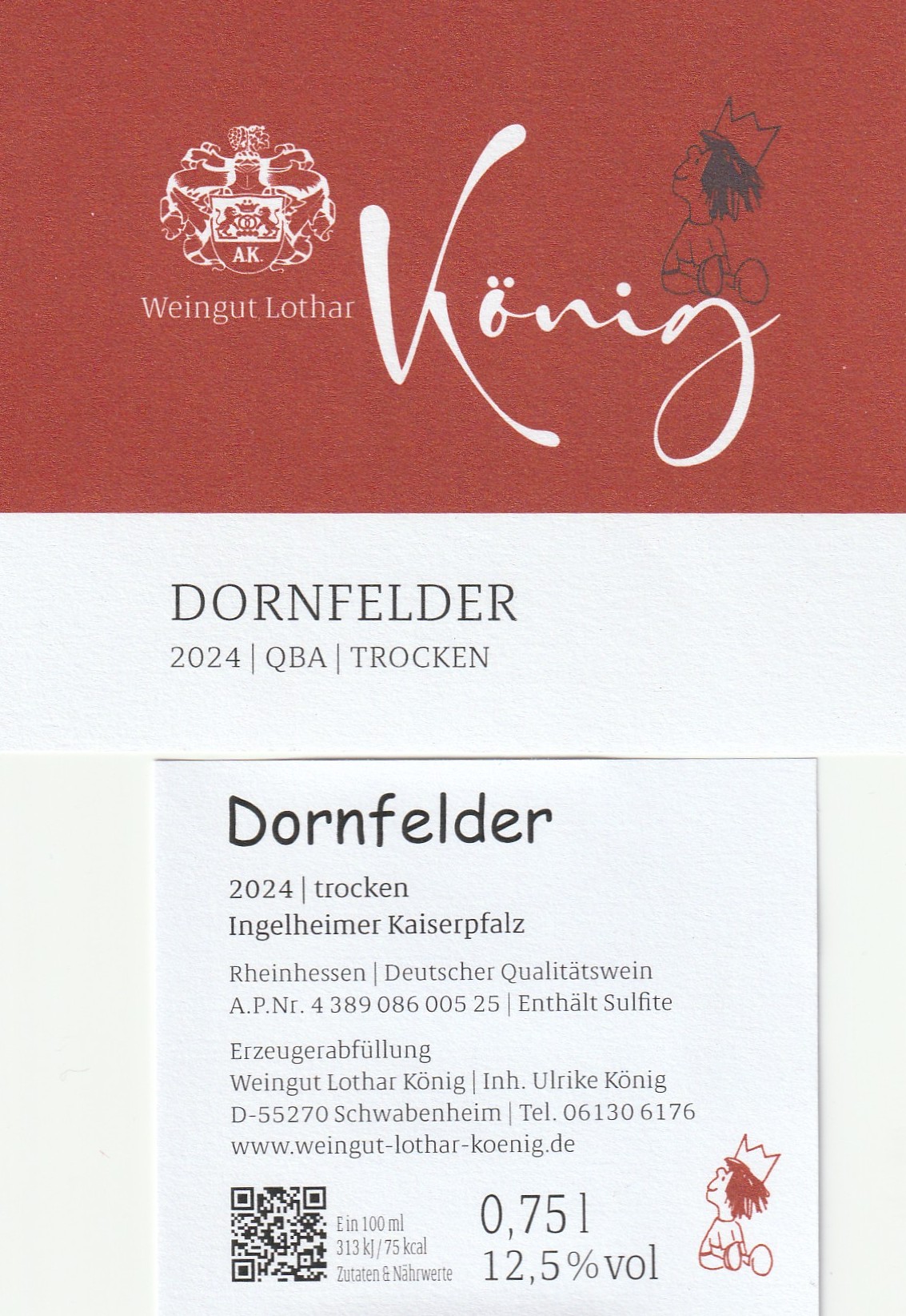 Dornfelder QbA trocken