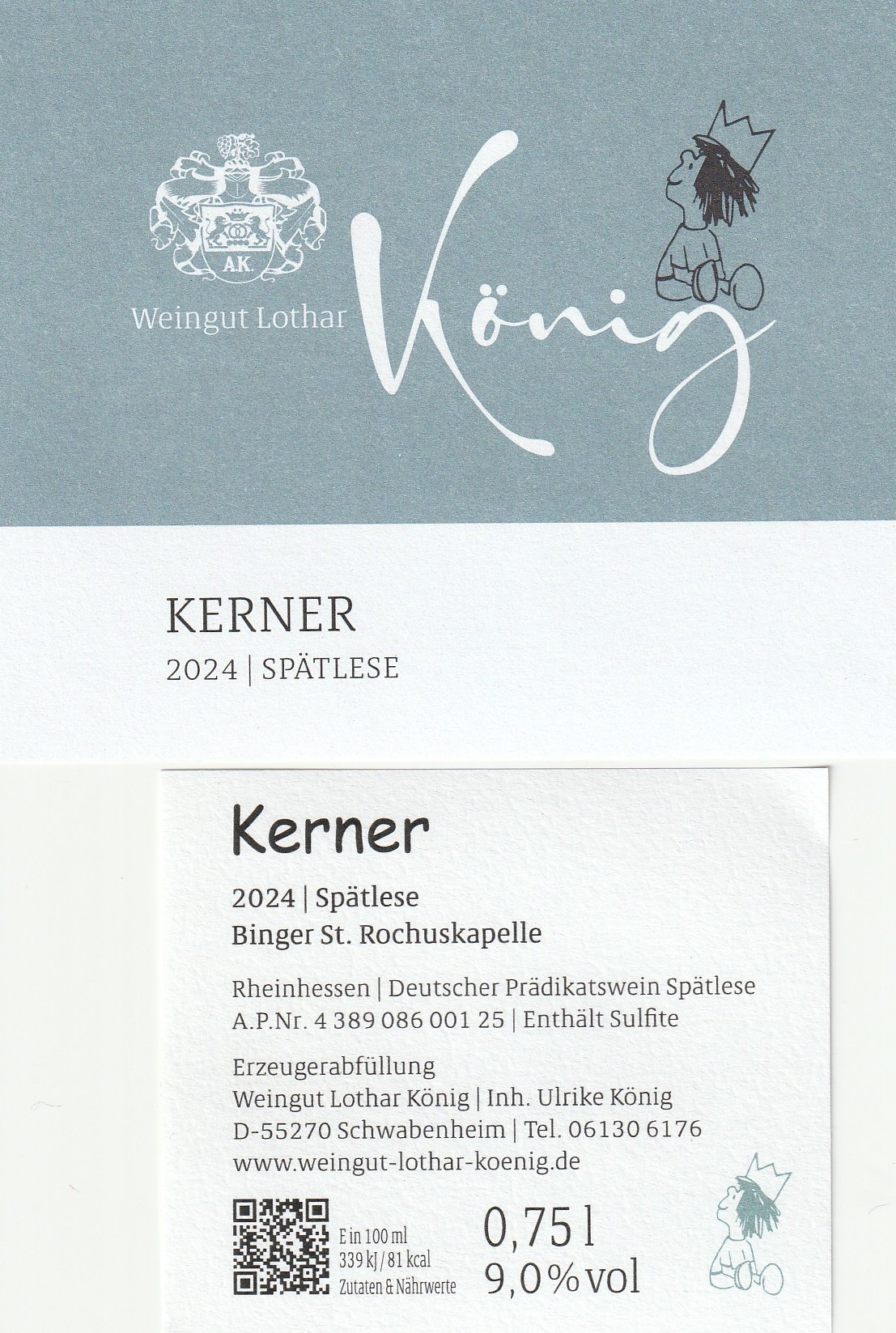 Kerner Spätlese Edelsüss